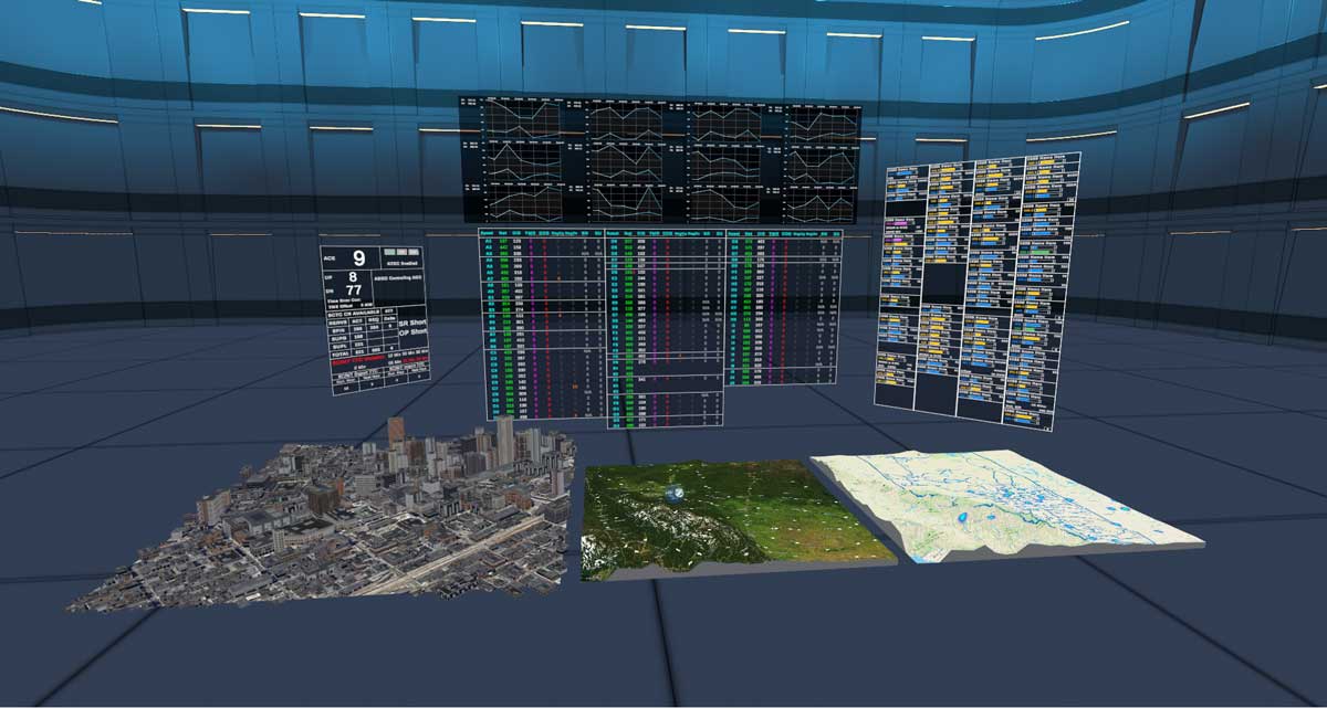 Control Room Virtual Topography Map