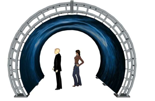 Direct View LED Tube Cave Configuration