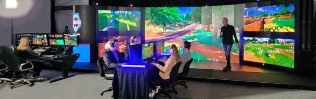 eSports panoramic image of DVLED setup