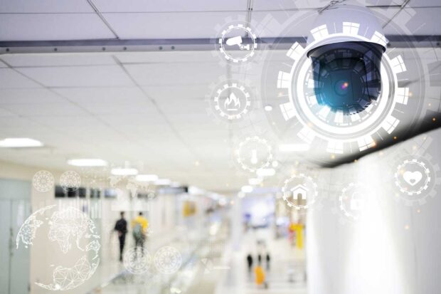 Digital surveillance camera with Intellisee's AI security integration